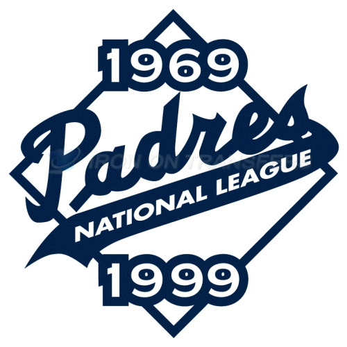 San Diego Padres Iron-on Stickers (Heat Transfers)NO.1856